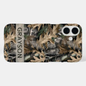 Eichenbaum-Tarnung Personalisierte Case-Mate iPhon iPhone Hülle (Rückseite (Horizontal))