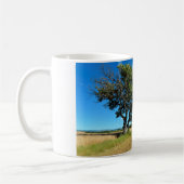 Eichenbaum und Landwirtschaft in Frankreich Kaffeetasse (Links)