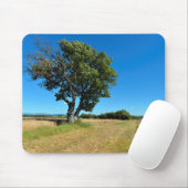 Eichenbaum und Landwirtschaft in Frankreich Mousepad (Mit Mouse)