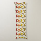 Eichenbäume Blätter und Acorns Herbst Gemustert Seitenschläferkissen (Vorderseite Vertikal)