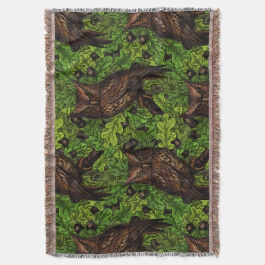 Eichenbäume, grün und braun decke (Vorderseite Vertikal)