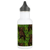 Eichenbäume, grün und braun edelstahlflasche (Links)