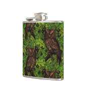 Eichenbäume, grün und braun flachmann (Links)