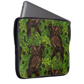 Eichenbäume, grün und braun laptopschutzhülle (Vorne Rechts)