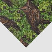 Eichenbäume, grün und braun seidenpapier (Ausschnitt)