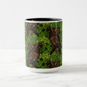 Eichenbäume, grün und braun tasse (Zentrum)