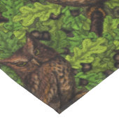 Eichenbäume, grün und braun tischdecke (Schrägansicht)