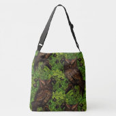 Eichenbäume, grün und braun tragetaschen mit langen trägern (Rückseite)