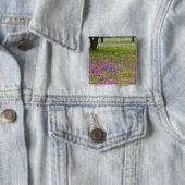 Eichenbäume mit Feld Phlox, Blauer Bonnets Button (Beispiel)