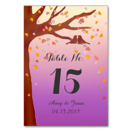 Eichenbaumliebchen Herz Tischnummer Liebe1