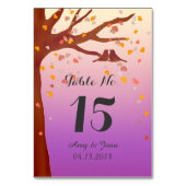 Eichenbaumliebchen Herz Tischnummer Liebe1 (Vorderseite)