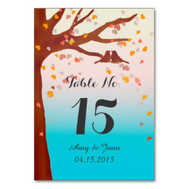 Eichenbaumliebchen Herz Tischnummer Liebe1