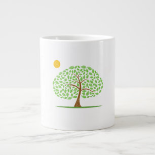 Eichenbaumsonne schreibt Ökodesign.png Jumbo-Tasse