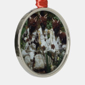 Eichenbewohner aus Blütentee und Roter String Ornament Aus Metall (Rechts)