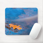 Eichenblatt auf Felsen im Rosseau River Mousepad (Mit Mouse)