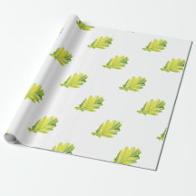 Eichenblattverpackungspapier