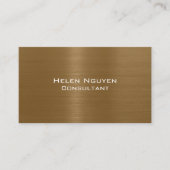 Eichenbronze, aus Metall, rostfrei Visitenkarte (Vorderseite)