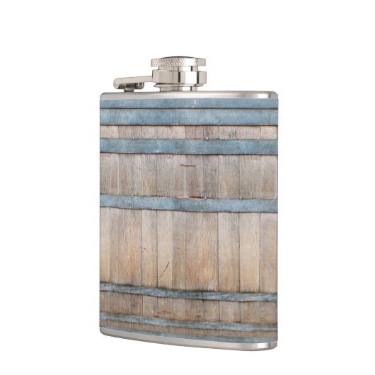 Eichenfass-Musterflasche Flachmann (Links)