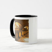 Eichenfässer im Keller des Domaine Comte Tasse (Vorderseite Links)