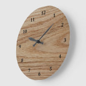 Eichenholz Große Wanduhr (Winkel)