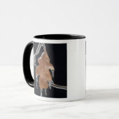 Eichenholz mit Eisschnecken nach Eissturm; Tasse (Vorderseite Links)