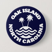 Eicheninsel, North Carolina Button (Vorderseite)
