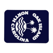 Eicheninsel, North Carolina Magnet (Horizontal)
