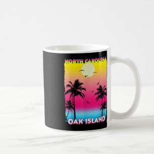 Eicheninsel North Carolina Nc Sommer Vintage Sonne Kaffeetasse