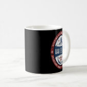 Eicheninsel Schatzsuche Retro Templar Ritter T Kaffeetasse (VorderseiteRechts)