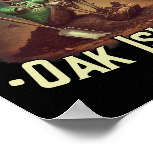 Eicheninsel Schatzsuche Skeleton Eicheninsel Poster (Ecke)