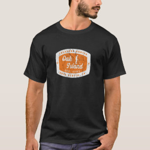 Eicheninsel-Schatzsucher Vintage-Metalldetektor  T-Shirt
