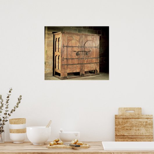 Eichenkasten Poster (Küche)