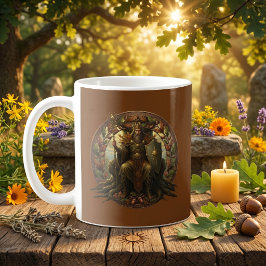 Eichenkönig Sommersonnenwende Britische Folklore H Kaffeetasse