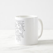 Eichenlaubbaum Kaffeetasse (VorderseiteRechts)
