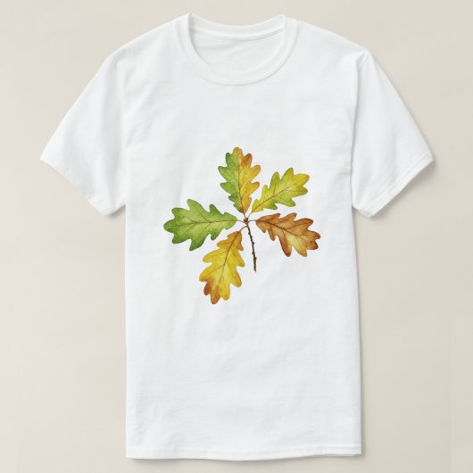 Eichenlaubzweig T-Shirt (Design vorne)