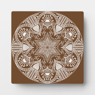 Eichenmandala Fotoplatte