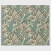 Eichenmuster Geschenkpapier (Flach)