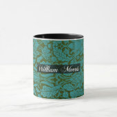 Eichenmuster - William Morris Tasse (Zentrum)