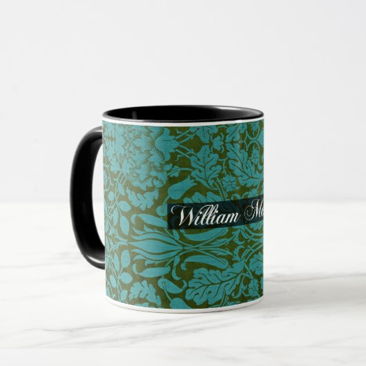 Eichenmuster - William Morris Tasse (Vorderseite Links)