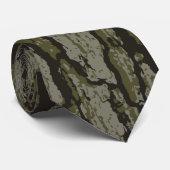 Eichenrindenmuster Botomlands Camo Krawatte (Gerollt)