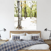 Eichenwald Naturlandschaft Canvas Printwerbung Leinwanddruck (Insitu (Schlafzimmer))