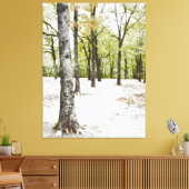 Eichenwald Naturlandschaft Canvas Printwerbung Leinwanddruck (Insitu (Wohnzimmer))