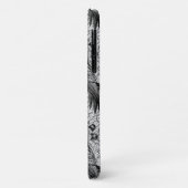 Eichenwälder, schwarz-weiß Case-Mate iPhone hülle (Hinten/Links)