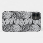 Eichenwälder, schwarz-weiß Case-Mate iPhone hülle (Rückseite (Horizontal))