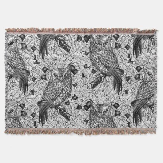 Eichenwälder, schwarz-weiß decke (Vorderseite)