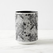 Eichenwälder, schwarz-weiß tasse (Zentrum)