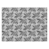 Eichenwälder, schwarz-weiß tischdecke (Vorderseite (Horizontal))