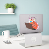 Eichhörnchen #100 aufkleber (Laptop auf Schreibtisch)