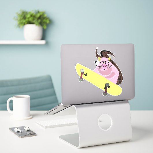 Eichhörnchen #108 aufkleber (Laptop auf Schreibtisch)