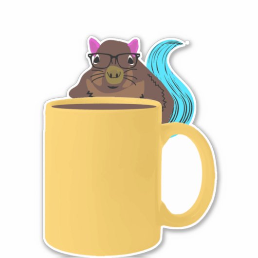 Eichhörnchen #112 aufkleber (Vorderseite)